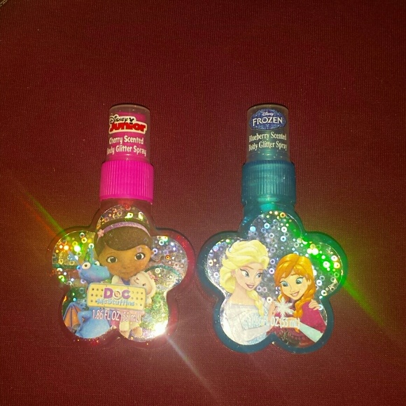 Frozen & Doc McStuffins Scented Body Glitter Spray