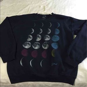 Moon phases sweatshirt / crewneck
