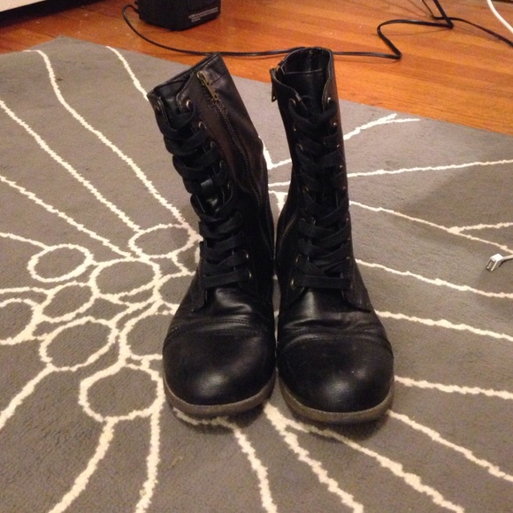 Combat Boots.