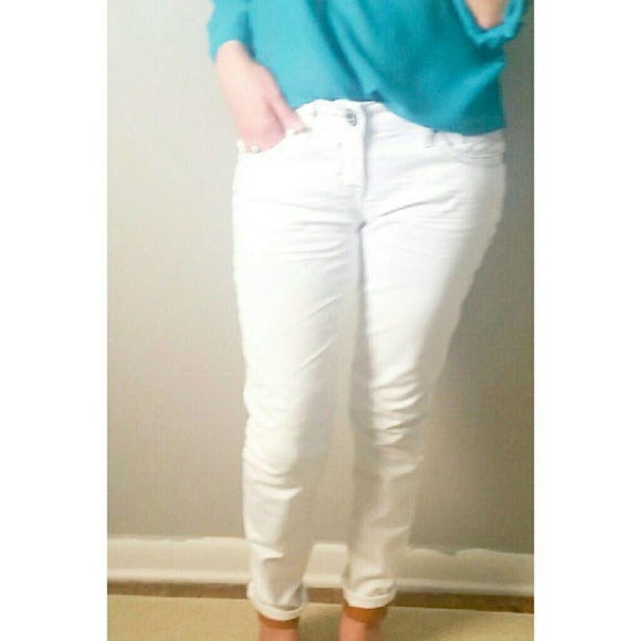 Denim - FINAL PRICE! White "Bailey" super skinny jeans