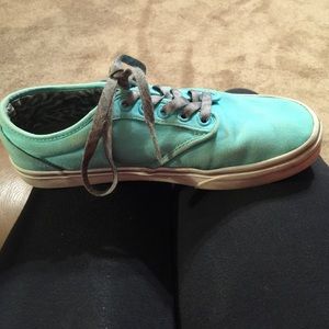 Blue Vans, light blue, size 8