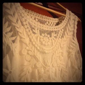 Ivory lace dress