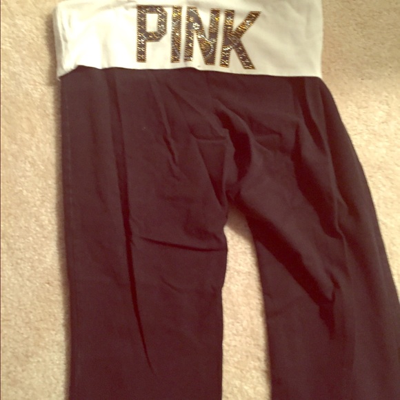 Pink yoga pants