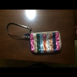 Coach Sequence wristlet Authentic