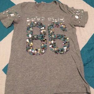 Pink short sleeve shirt