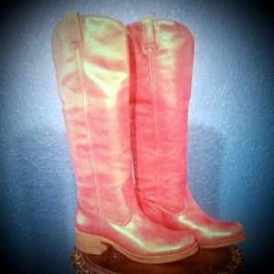 Burgundy Lucky Brand Knee High Boots