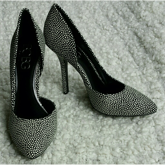 BCBG Shoes - FINAL PRICE - Polka Dot Pumps - black and white