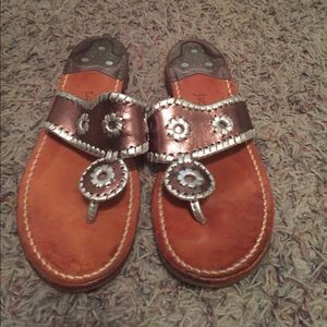 Jack Rogers Navajo Silver Sandals