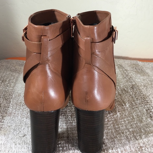 Ted Baker Carmel Leather with Rose Gold Ankle Boot - Picture 3 of 4