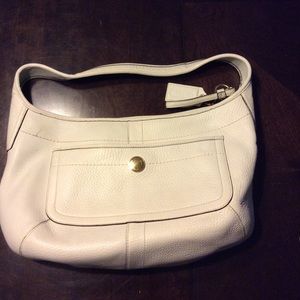  SALE White leather coach bag SALE White leather coach bag