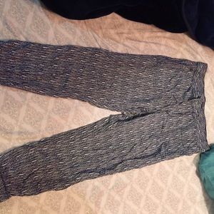 Mid-Waisted Printed Loose-Fitting Women's  Pants