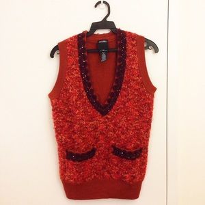 NEVER WORN Anna Sui x James Coviello sweater vest