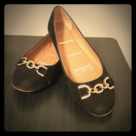 Elle Black Flats 💫