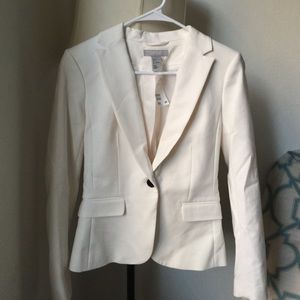 H&M cream blazer