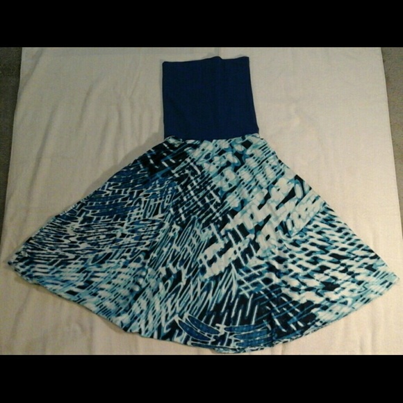 Blue (Interchangeable) Mini Dress