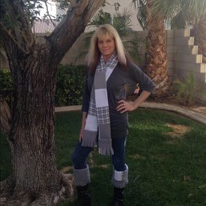 Handmade Quilted scarves and reversible boot cuffs