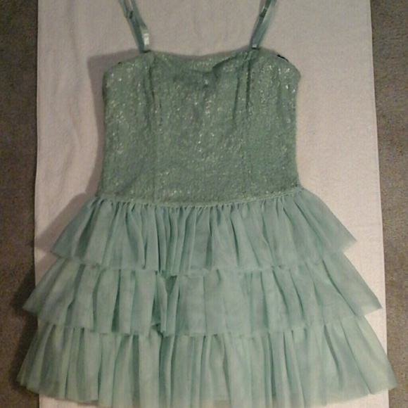 Mint Tulle Dress