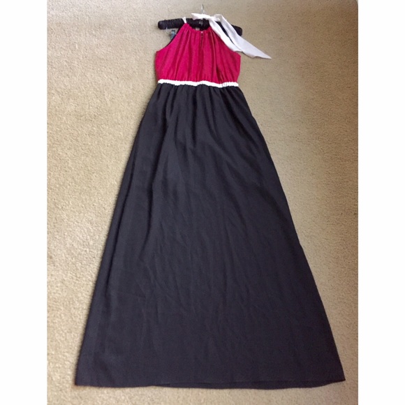 Saks Fifth Avenue Color Block Maxi Dress