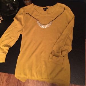 Mustard yellow thin sweater