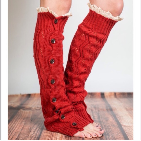 Boutique Accessories - The Claire✨Posh🎄Christmas Red Boot Sock✨Legwarmer
