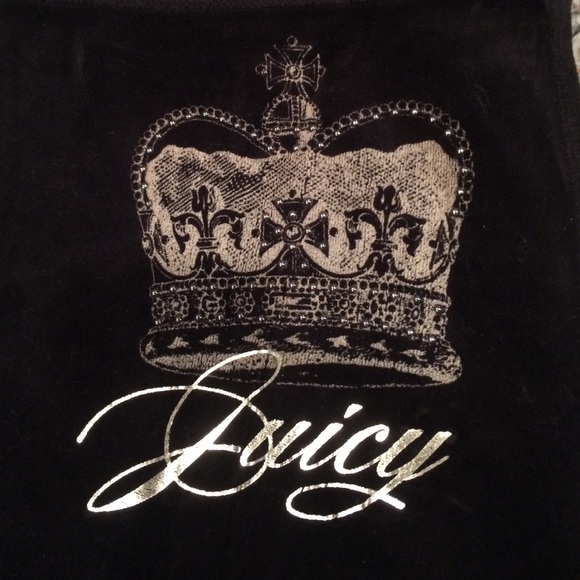 Juicy Couture Black Crown Sweatsuit