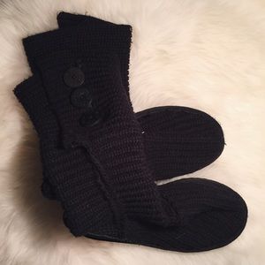 Black Ugg "Cardi" Boots