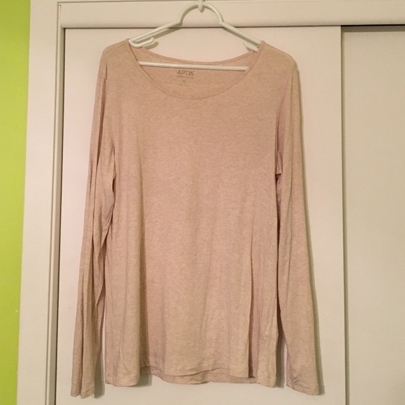 Tan basic long sleeve