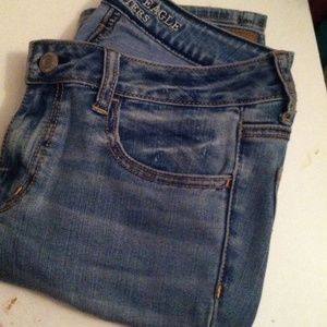 American Eagle jeggings+PINK dog bundle