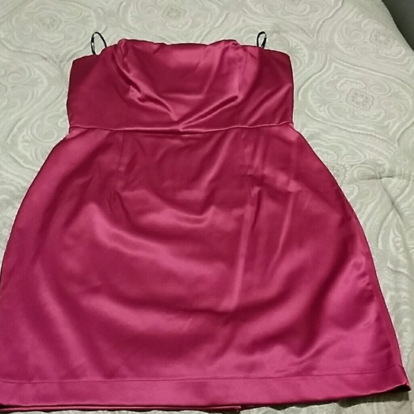 F21 strapless mini dress