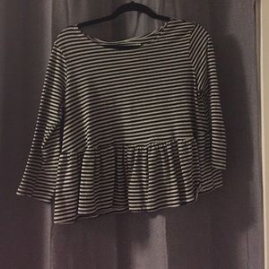 Striped crop top