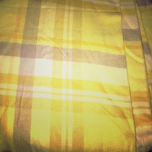 Old Navy Yellow Plaid Scarf