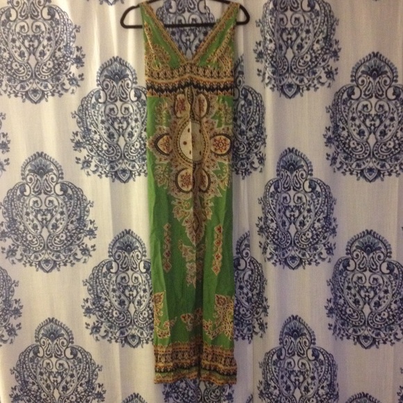 Patterned Maxi Dress - Picture 1 of 2