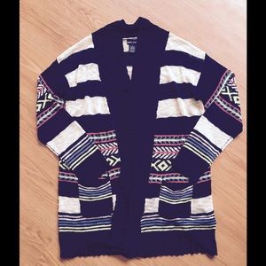 Price⬇️ TODAY ONLY❤️Neon Tribal Cardigan Sweater