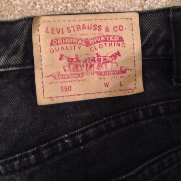 Vintage Levi Strauss black jeans - Picture 3 of 3