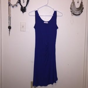 Blue Calvin Klein dress