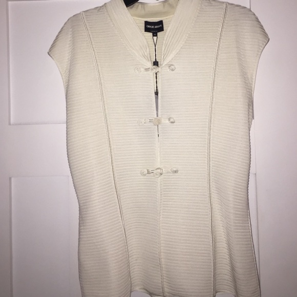 Ivory Giorgio Armani top - Picture 4 of 4
