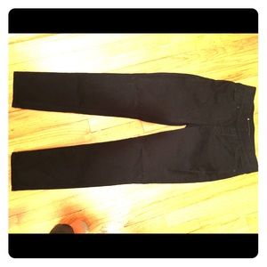 Levis brand jegging, black, size 4