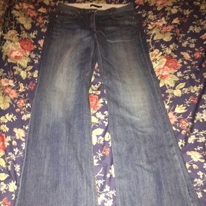 Wide leg jeans
