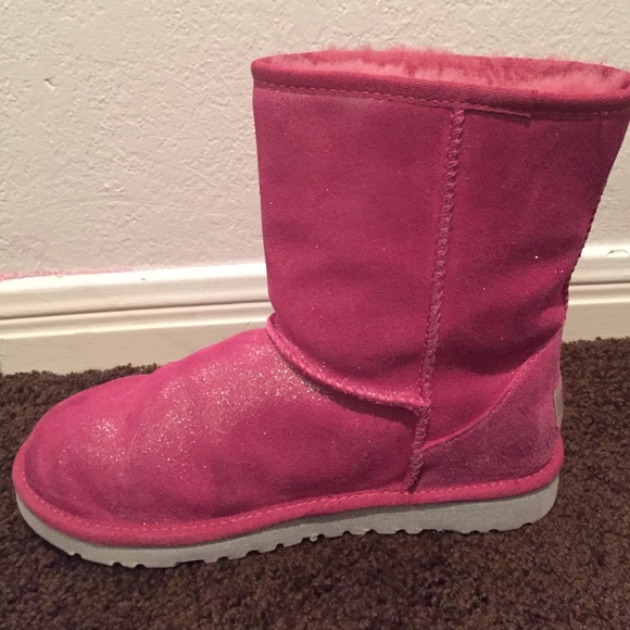 UGG | Shoes | Sparkly Pink Uggs | Poshmark