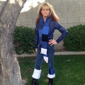 Scarf and boot cuffs