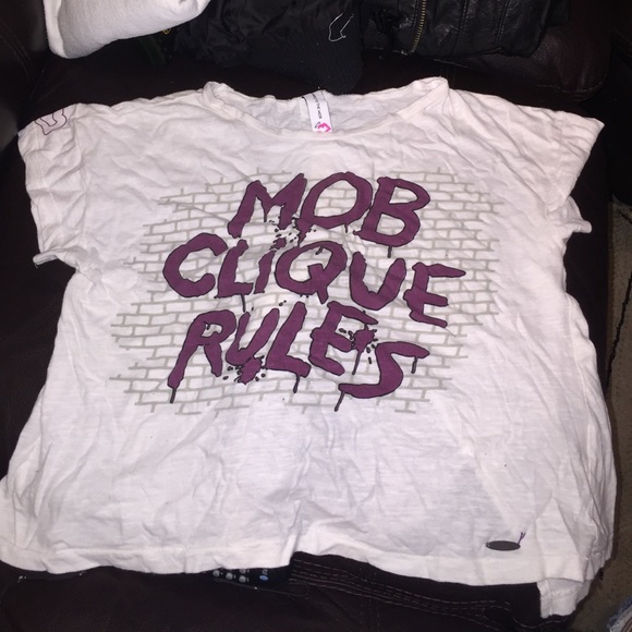 Married to the Mob open back T shirt