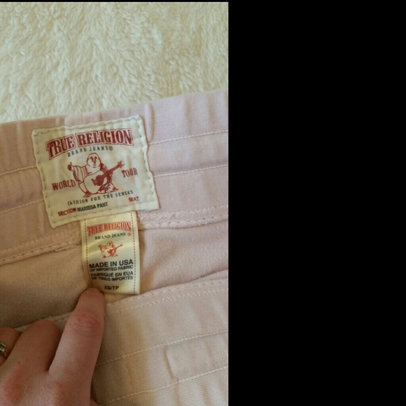 True Religion pale pink lounge pants