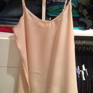 Tan light weight slip.