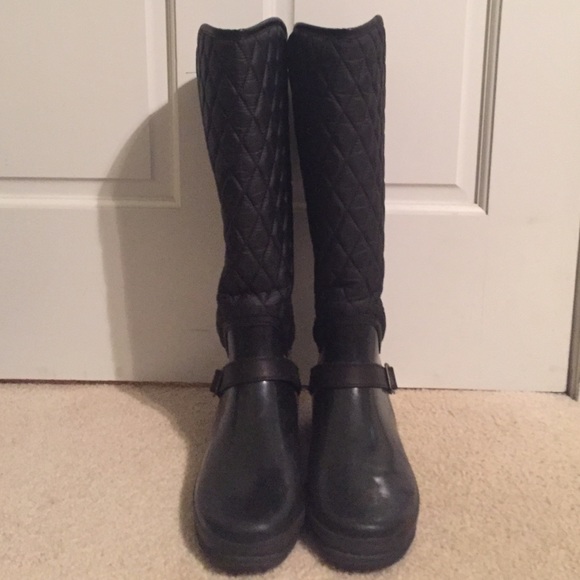 ❌SOLD Tall Black Sperry Boots - Picture 2 of 4