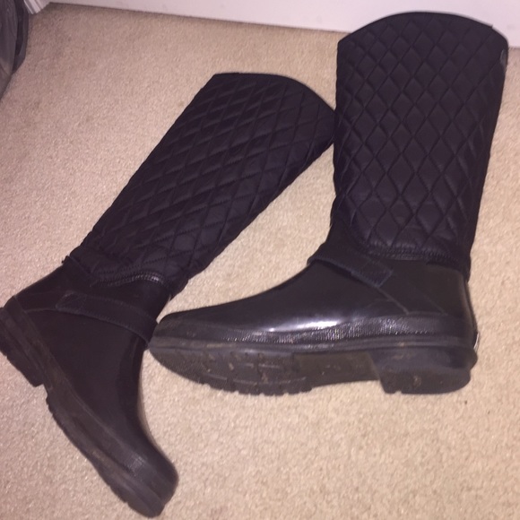 ❌SOLD Tall Black Sperry Boots - Picture 4 of 4