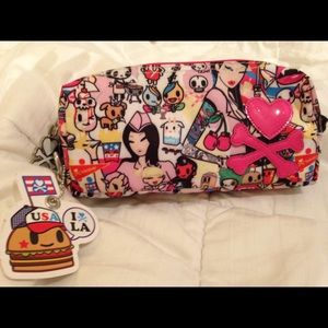 *TOKIDOKI* Discontinued "I LOVE LA" Makeup Bag