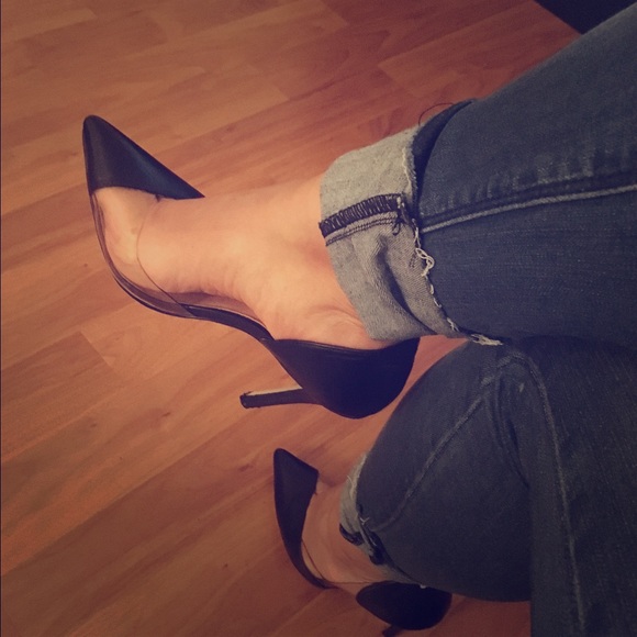 ALDO illusion pump, black leather