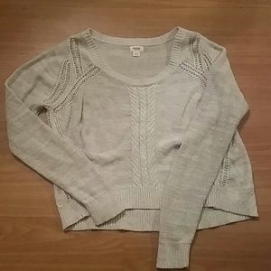 High low light weight sweater