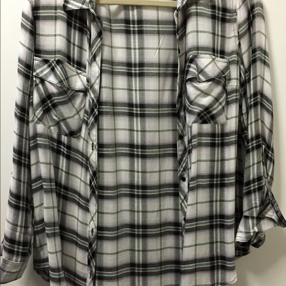 Bajee Collection black/white flannel (size M)