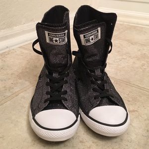 Sparkly Converse One Star High Tops